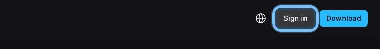 The Epic Games Store redeem page, signed out, with the Sign in button ringed at the top right