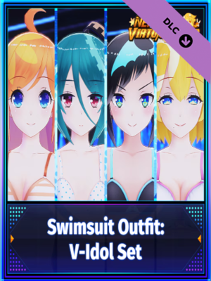 Neptunia Virtual Stars - Swimsuit Outfit: V-Idol Set
