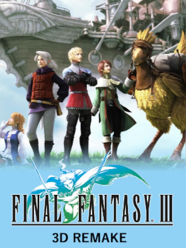 Final Fantasy III (3D Remake) cover art